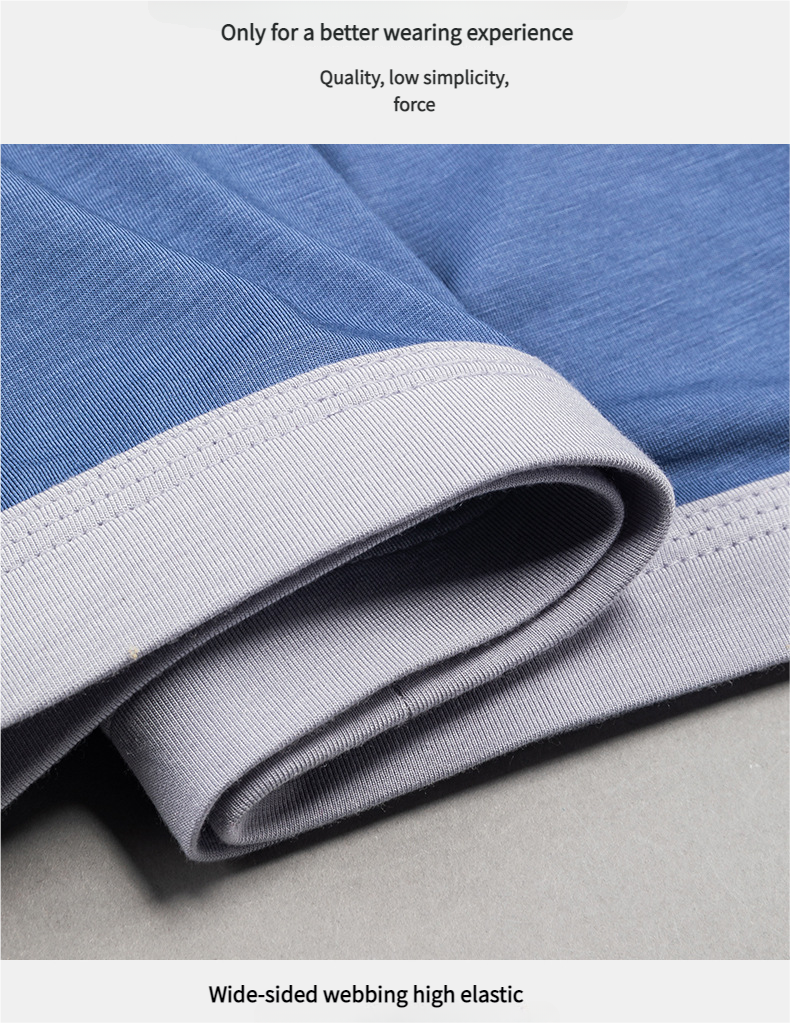 Purple Door 3pcs Men's Modal Skin Friendly and Breathable Underwear